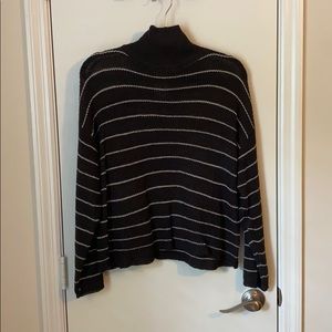 Mock turtle neck crop top size S